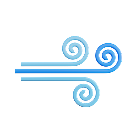 Wind  3D Icon