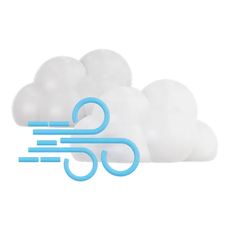 風  3D Icon