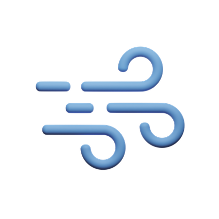Wind Brise  3D Icon