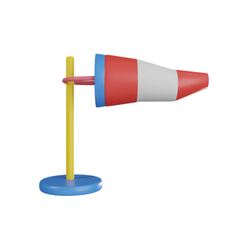 Wind Direction  3D Icon