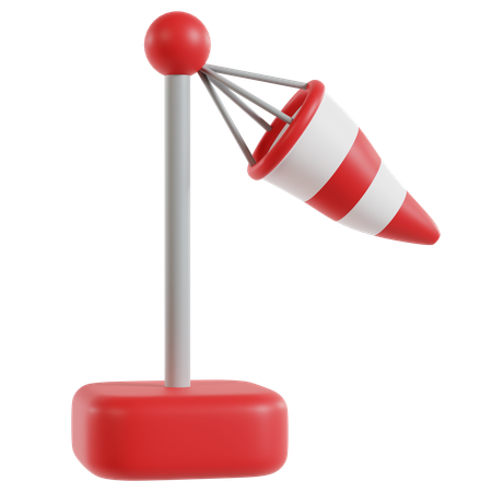 Wind Direction Indicator Display  3D Icon