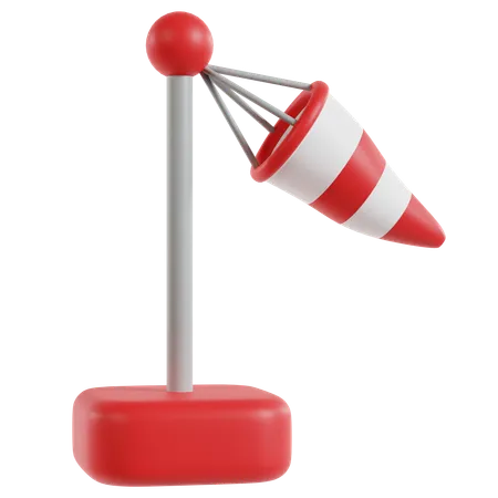 Wind Direction Indicator Display  3D Icon