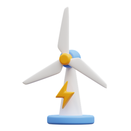 Wind Energy  3D Icon