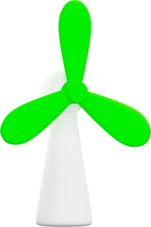 풍력 에너지  3D Icon