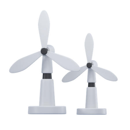 Wind Energy  3D Icon