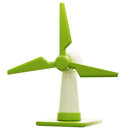Wind energy  3D Icon