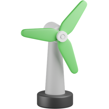 Wind Energy  3D Icon