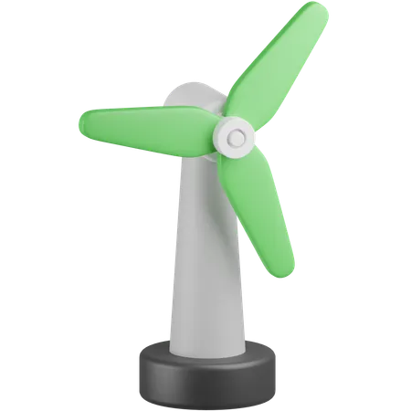 Wind Energy  3D Icon