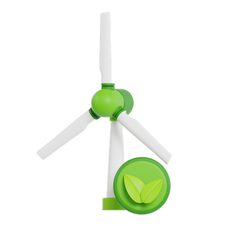 Wind Energy  3D Icon