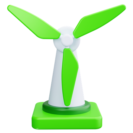 Wind Energy  3D Icon