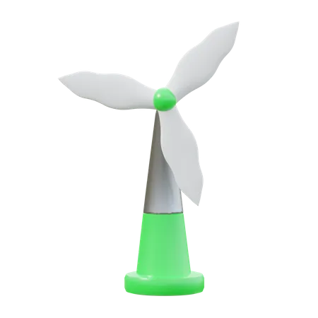 Wind energy  3D Icon