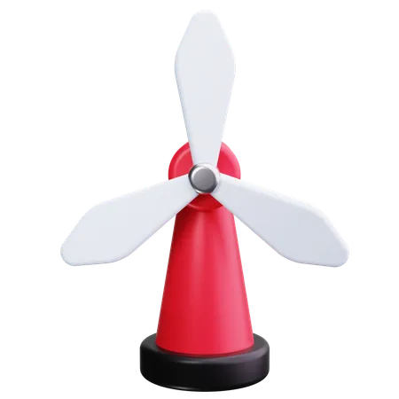 Wind Energy  3D Icon