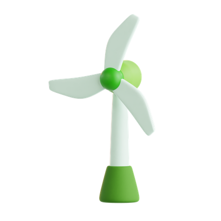 Wind energy  3D Icon