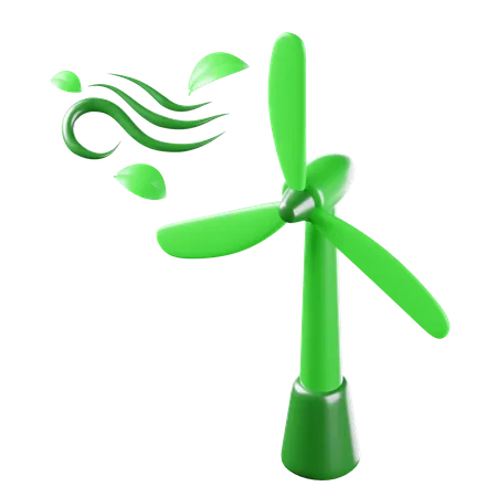 Wind energy  3D Icon