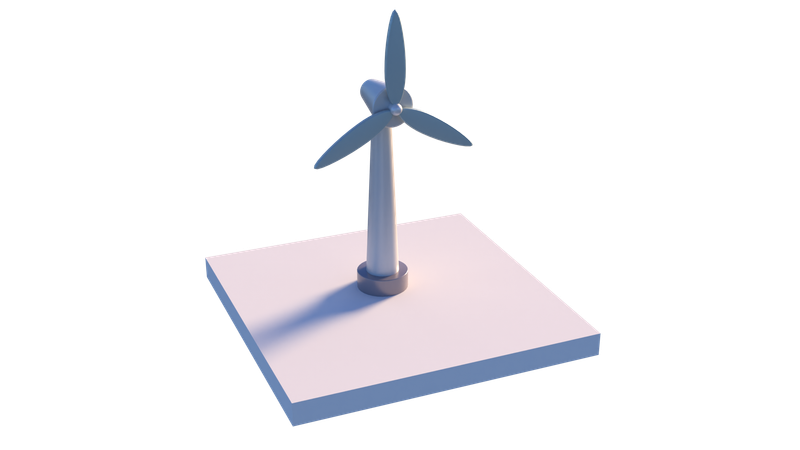 ウィンドファン  3D Icon