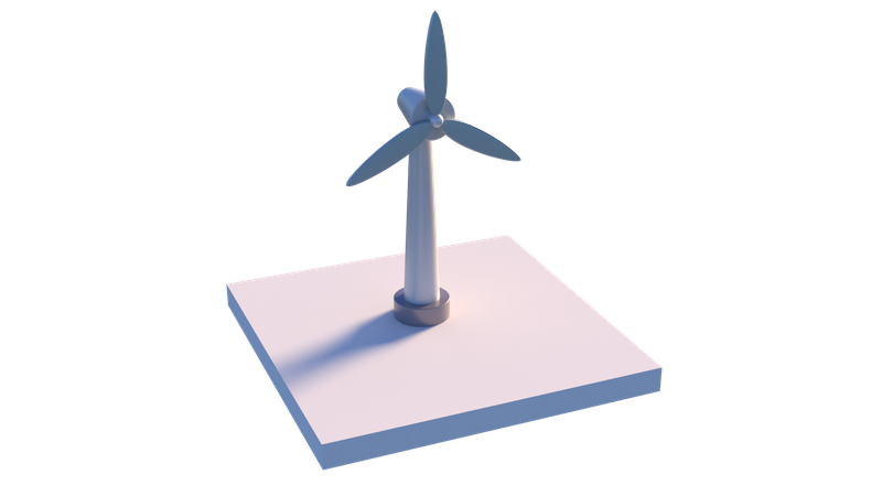 Wind Fan  3D Icon