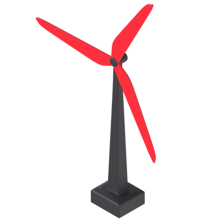 Wind Generator  3D Illustration