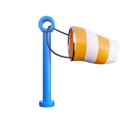 Wind Indicator  3D Icon