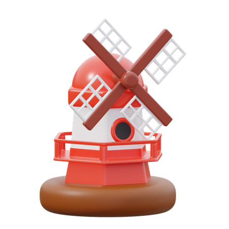 Wind Mill  3D Icon