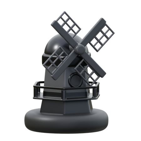 Wind Mill  3D Icon