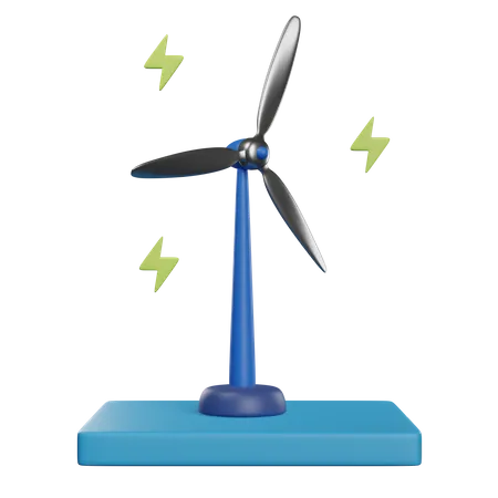 Wind Mill  3D Icon