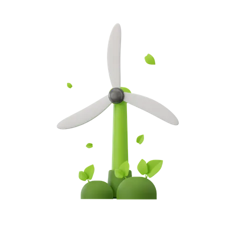 Wind Mill  3D Icon