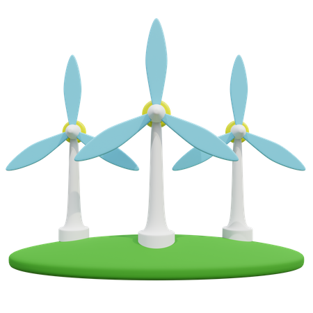 Wind Mill  3D Icon
