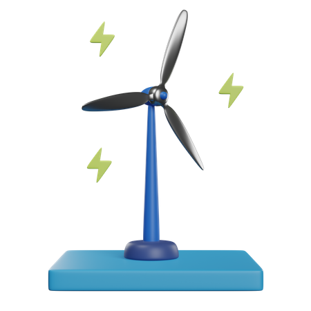 Wind Mill  3D Icon