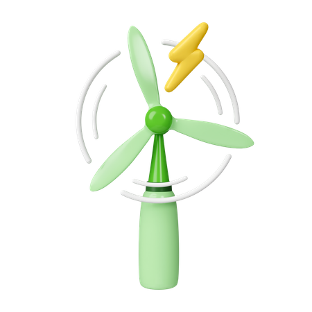 Wind Mill  3D Icon