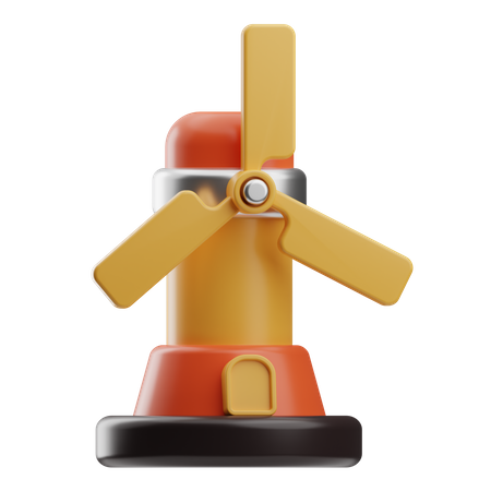 Wind Mill  3D Icon