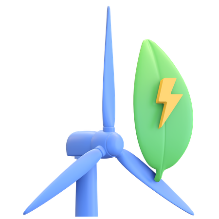 Wind mill 3D Illustration
