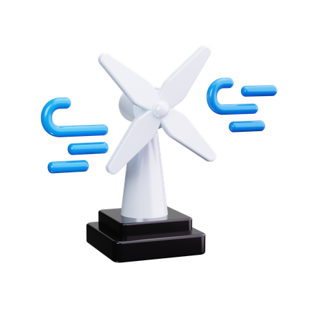 풍력 발전  3D Icon