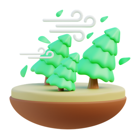 Wind Storm  3D Icon