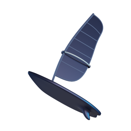 Wind Surfing  3D Icon