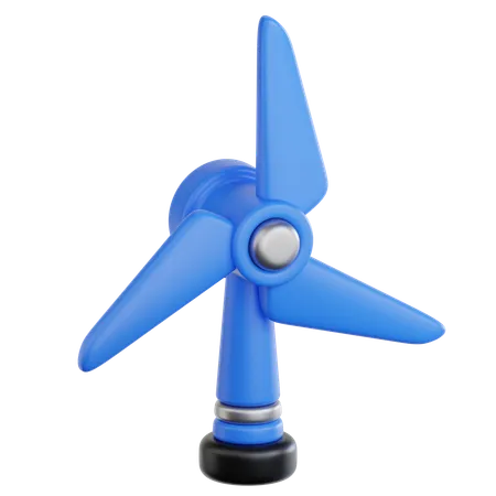 風力タービン  3D Icon