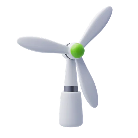 Wind Turbine  3D Icon