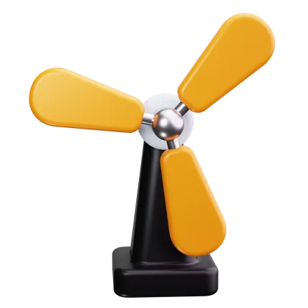 Wind Turbine  3D Icon