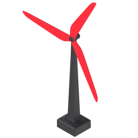 Windgenerator  3D Illustration