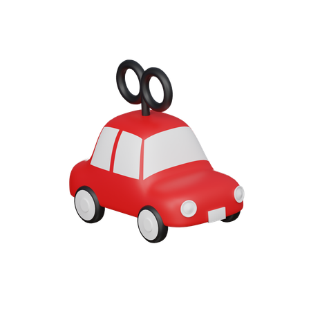 Winding Car  3D Icon