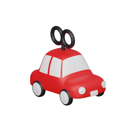 Winding Car  3D Icon