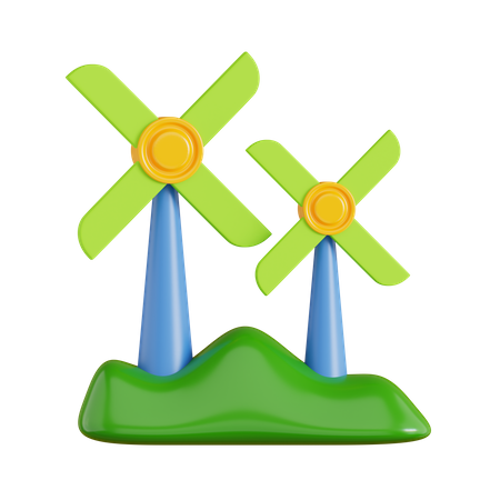 Kraft des Windes  3D Icon