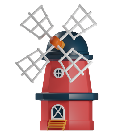 Windmil  3D Icon