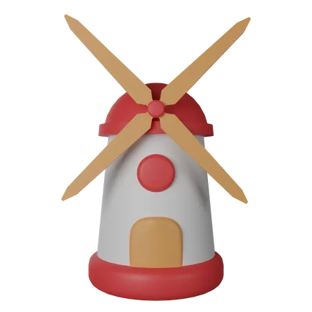 Windmill  3D Icon