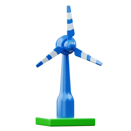 Windmill Ecology 3 D Icon 3D Icon