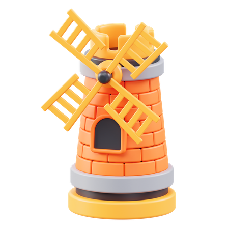 Windmill  3D Icon