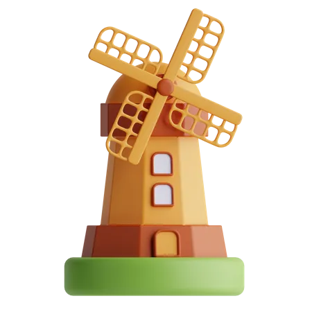 Windmill  3D Icon