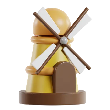 Windmill  3D Icon