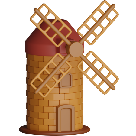 Windmill  3D Icon