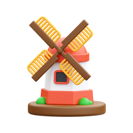 Windmill  3D Icon