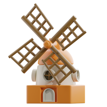 Windmill  3D Icon